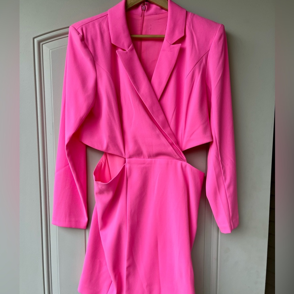 Pink Express Open Waist Dress - Size Large